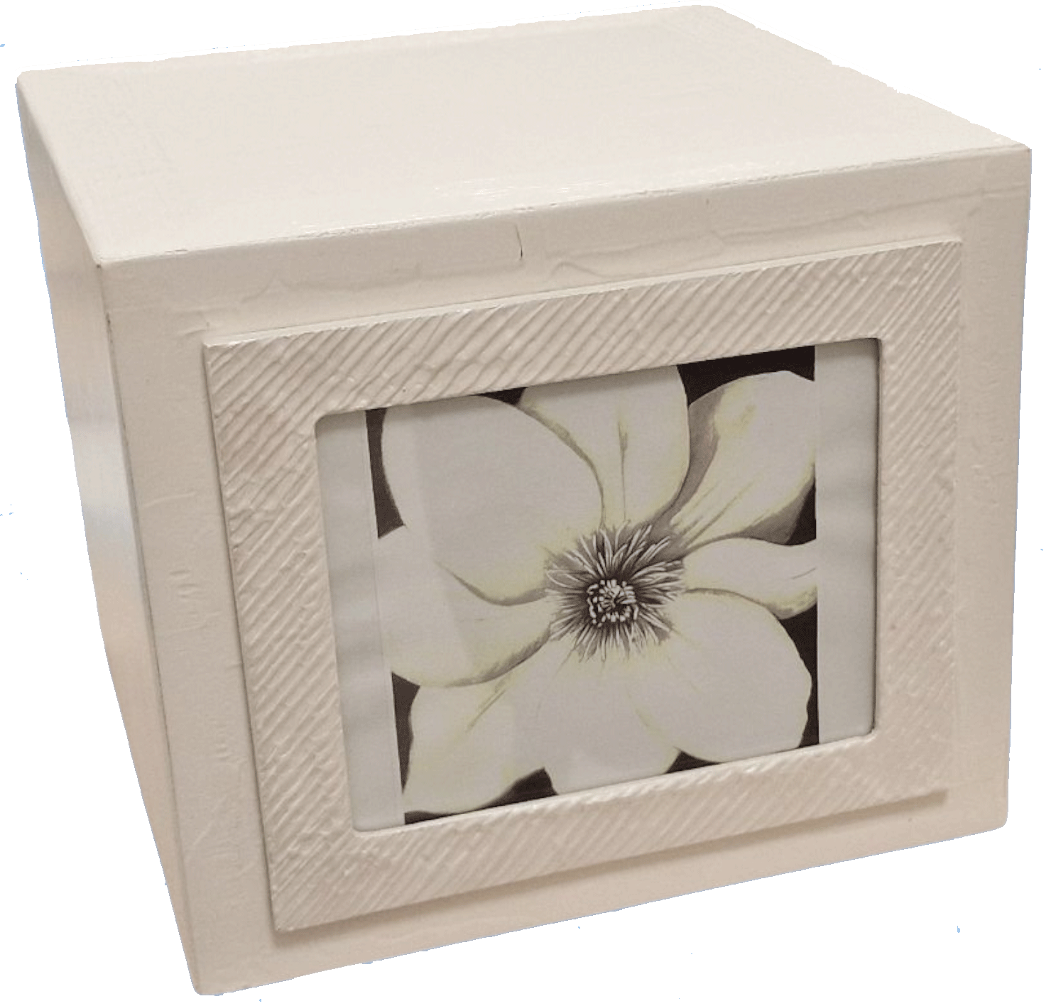 Con decorazione floreale